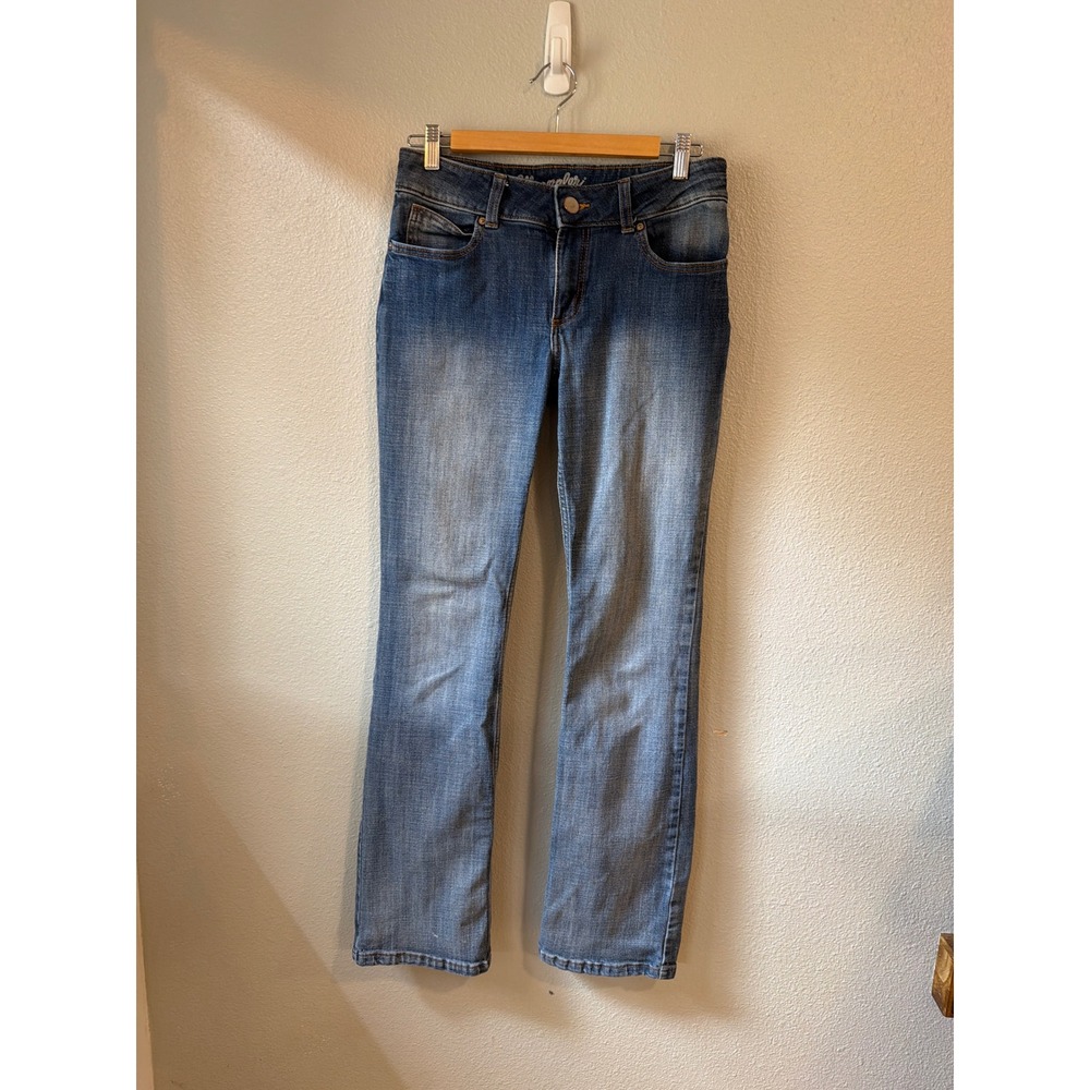 Wrangler Bootcut Jeans Women 7x34 Blue‎ Denim Mid Rise Westerm Cowgirl Fair